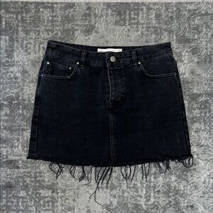 ASOS Black Denim Skirt